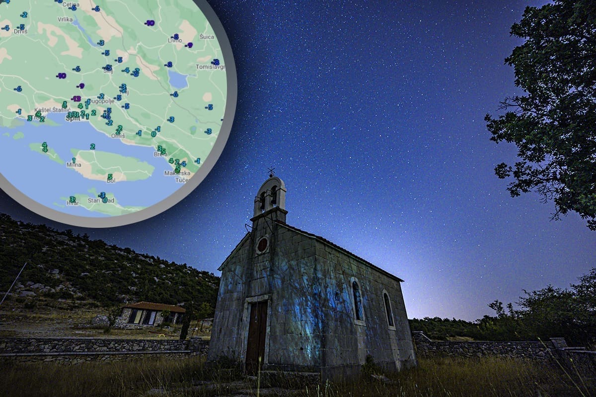 VRHUNAC HLADNOĆE Čak -14 stupnjeva u selu udaljenom nekoliko kilometara od Splita