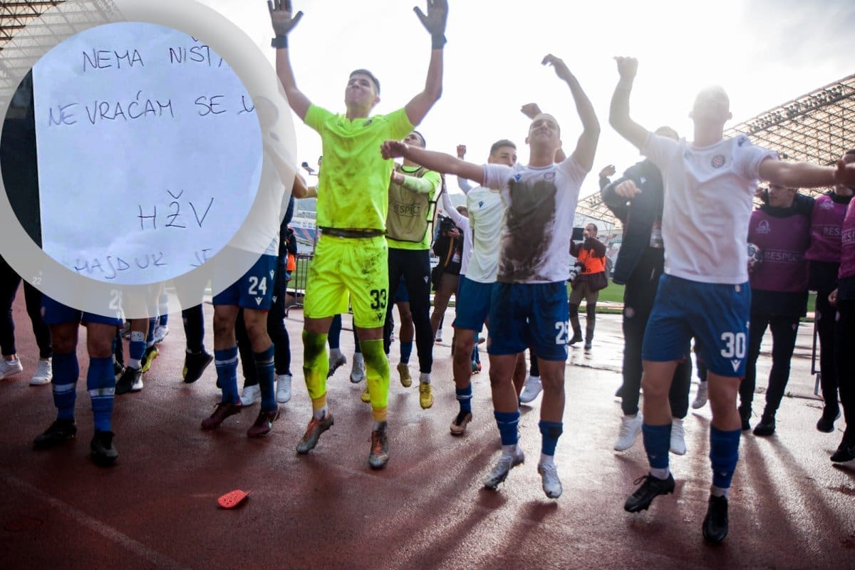 Splitski frizer sve je oduševio porukom na ulazu u salon za vrijeme utakmice juniora Hajduka. Priča je dobila nastavak