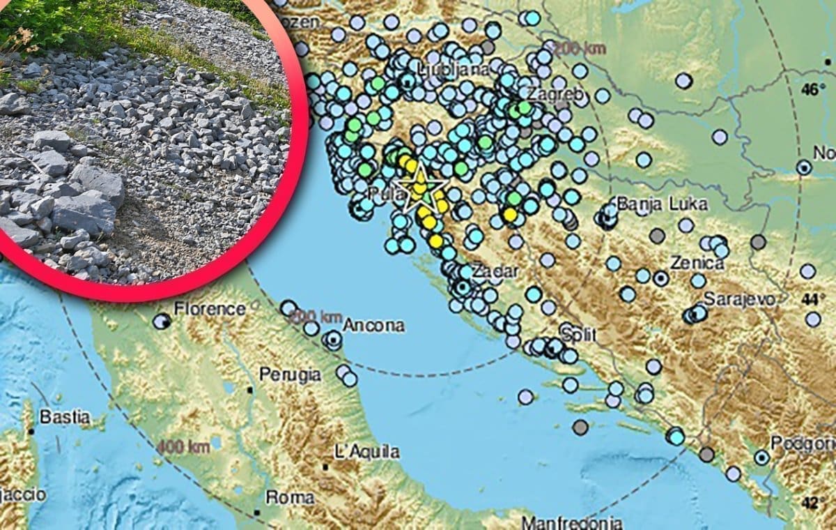SNAŽAN POTRES NA KRKU Odroni kamenja u Bašćanskoj Dragi, ljudi izletjeli iz kuća u Novom, požar u Puntu