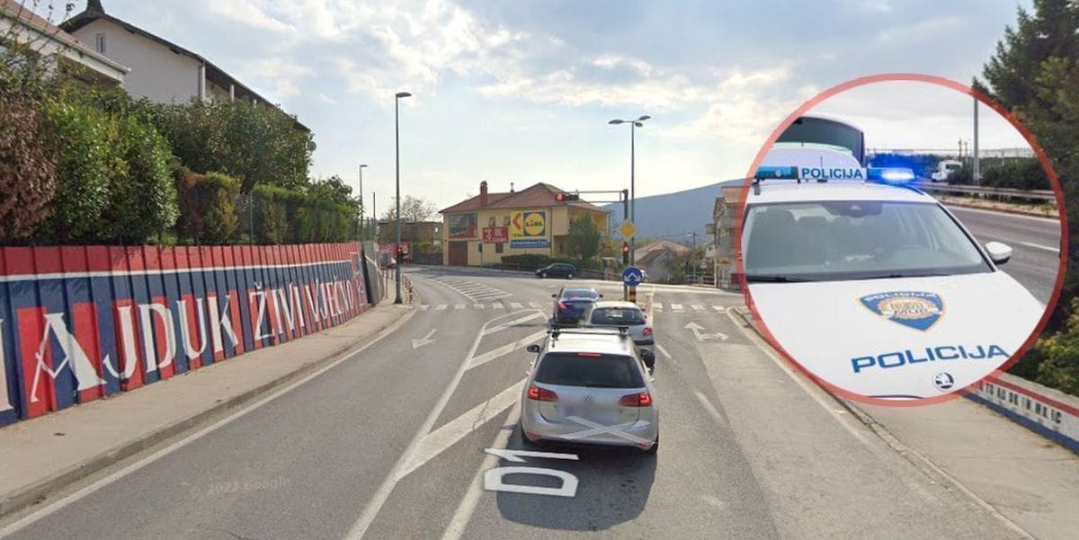 AUTO OBORIO PJEŠAKINJU Prometna nesreća u Zagrebačkoj ulici u Sinju