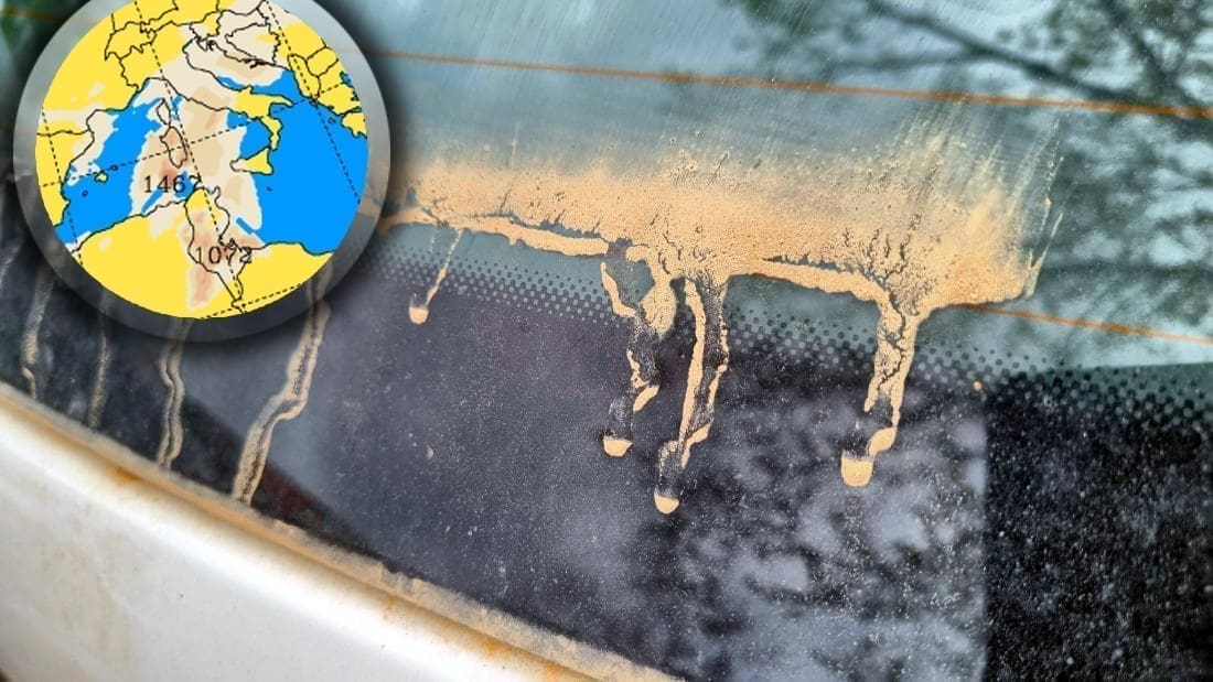 NE PERITE AUTOMOBILE DO NEDJELJE Stižu pustinjska prašina i pijesak