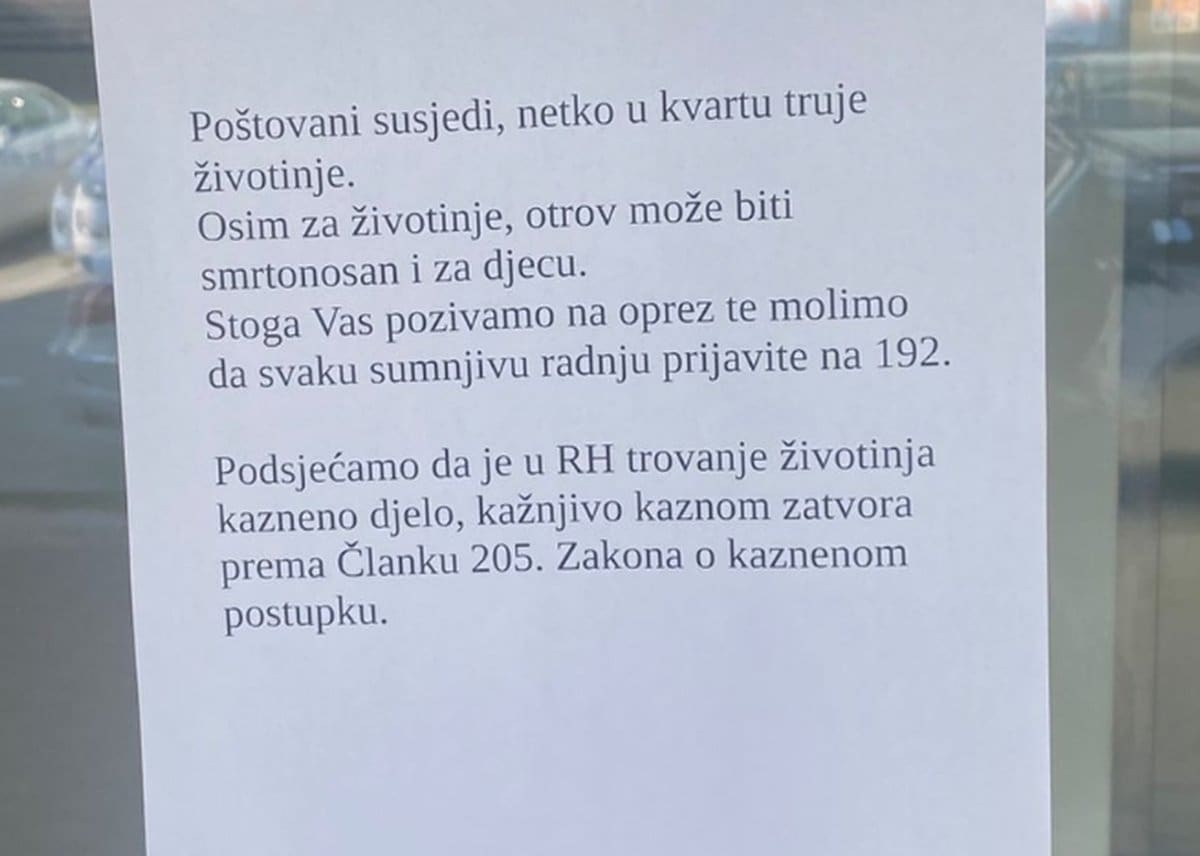 split poruka trovaci zivotinja