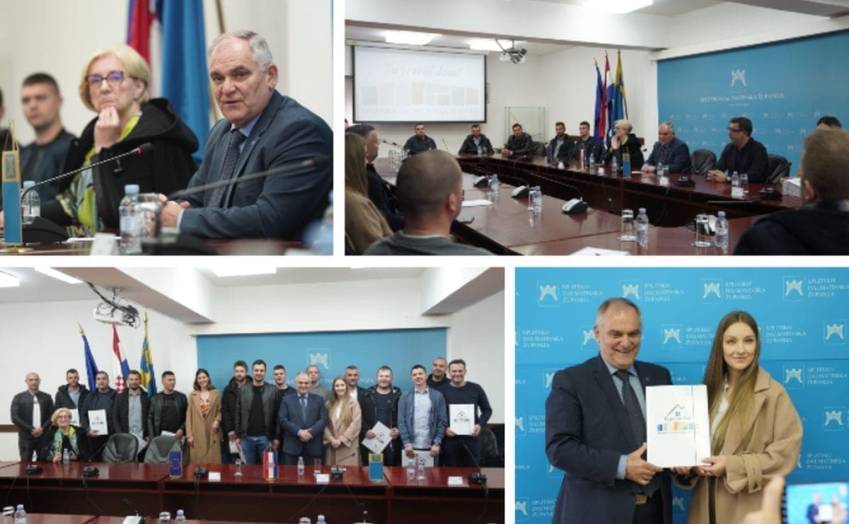 VELIKA RADOST I SREĆA U DALMACIJI Još 16 obitelji dobilo je sredstva Splitsko-dalmatinske županije za izgradnju ili adaptaciju kuće