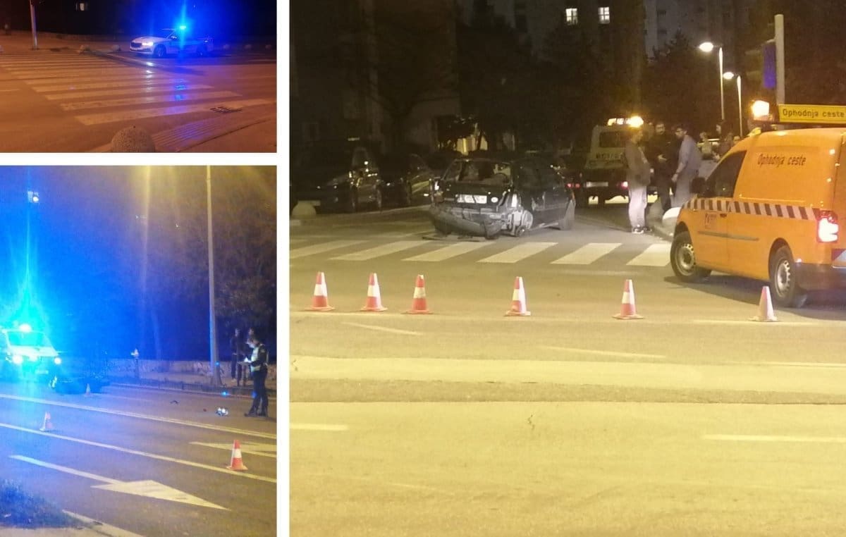 NOVA NESREĆA U SPLITU Sudar auta i motora, jedna osoba ozlijeđena. Policija regulira promet