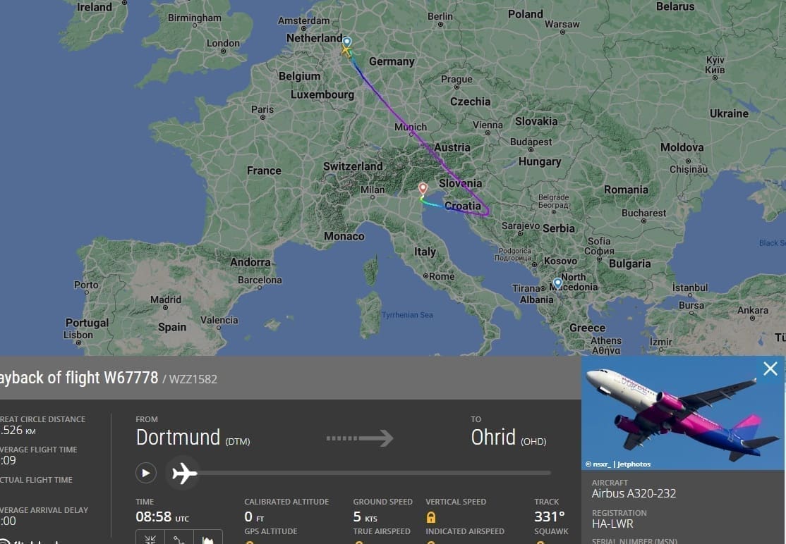 ŠTO SE DOGODILO? Putnički avion naglo promijenio smjer iznad Hrvatske