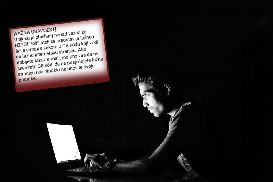 VAŽNO UPOZORENJE ZA GRAĐANE Jeste li primili ovakav zahtjev vezan uz HHZO?: "U tijeku je pokušaj prijevare"