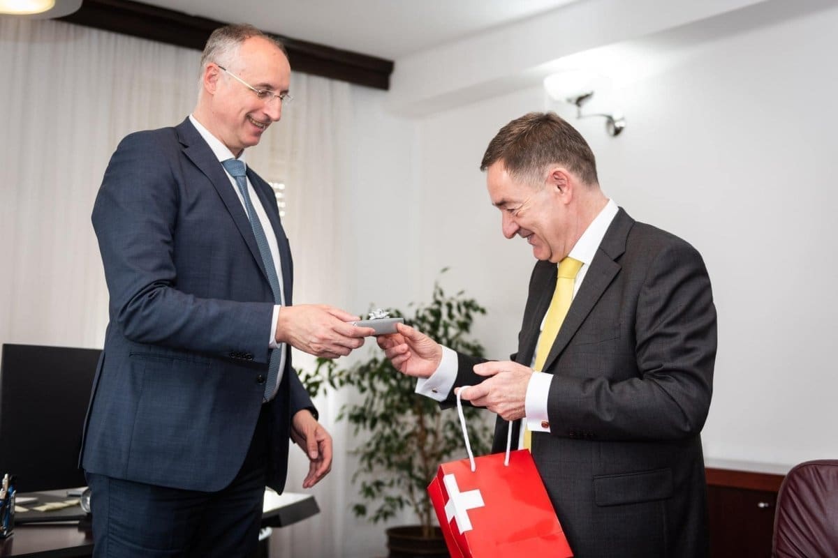 SASTANAK PULJKA Susreo se s novim veleposlanikom Švicarske Konfederacije: "Drago mi je da je pokazao interes za razvojne planove IT sektora"