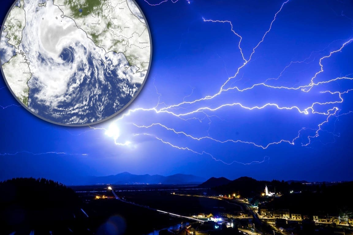 ZAVRTIO SE MEDITERANSKI URAGAN Nevrijeme s tučom zahvatilo dio Dalmacije, ima i pijavica