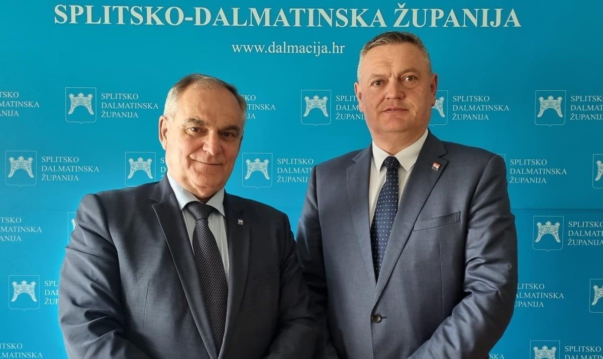 Sastanak župana Blaženka Bobana i predsjednika Vlade Herceg-bosanske županije Ivana Vukadina: "Dotaknuli smo se suradnje po pitanju zdravstva"