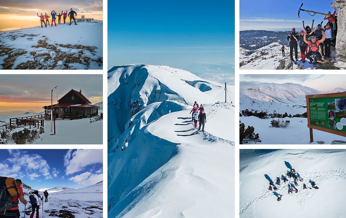 Splićani se prvi nakon zadnjeg snijega probili na najviši vrh Dinare. Prizori su fascinantni