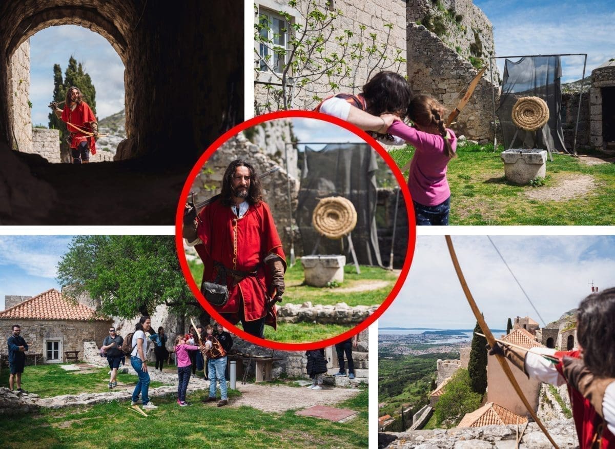 NOVA TURISTIČKA ATRAKCIJA NA KLISU Uz pravog Kliškog uskoka metu je lako pogoditi: „Na streličarstvo se lako 'nakačiti', a mačevanje nije kao na filmovima, to nije samo mlaćenje“