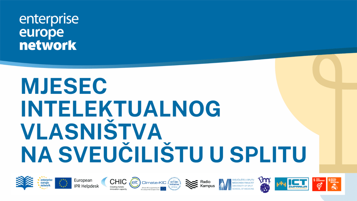 EEN mjesec intelektualnog vlasni tva na Sveu ili tu u Splitu generalni vizual