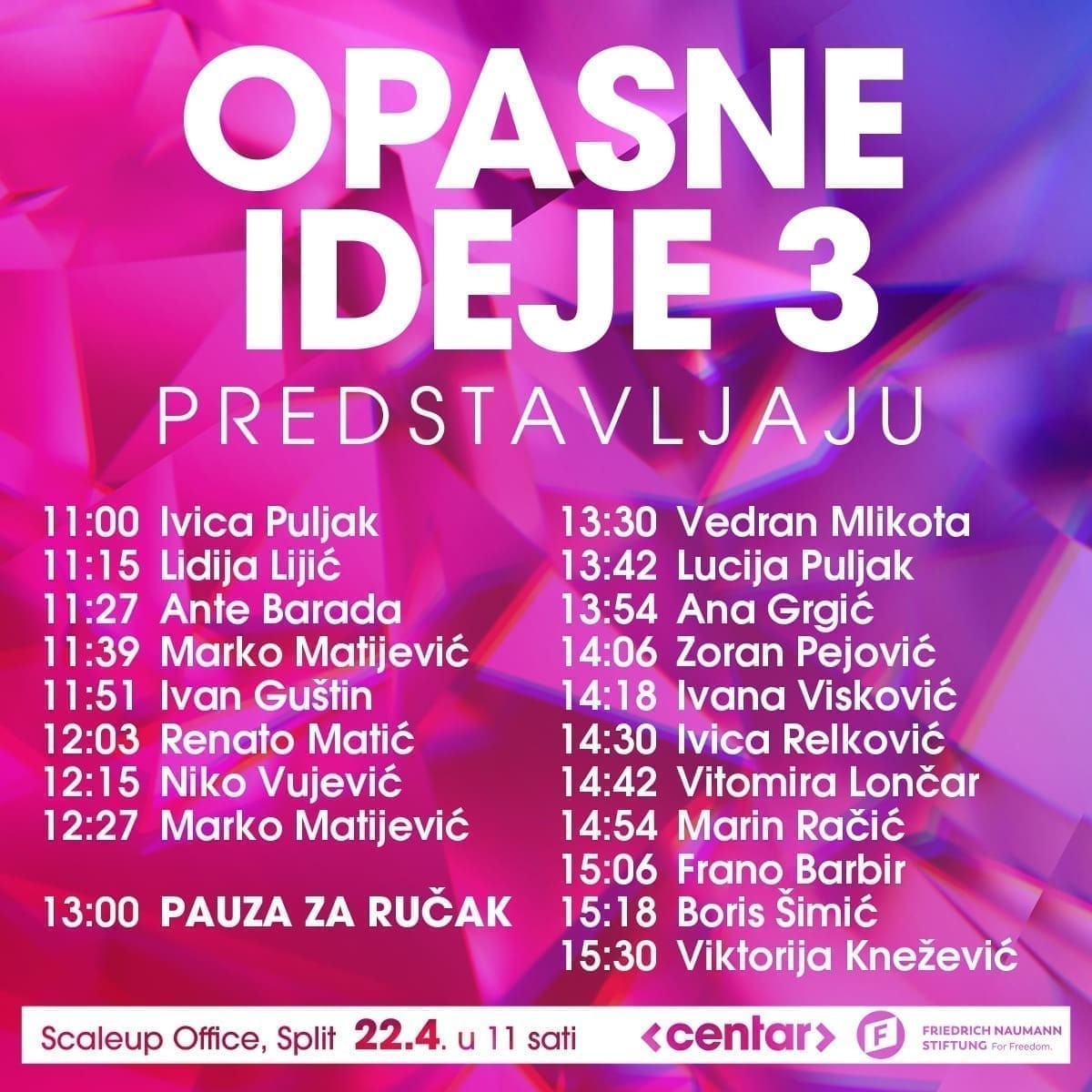 Opasne ideje 3   Program