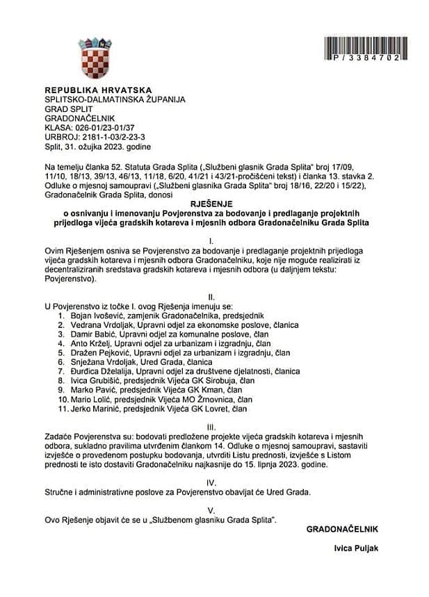 Povjerenstvo kotarevi