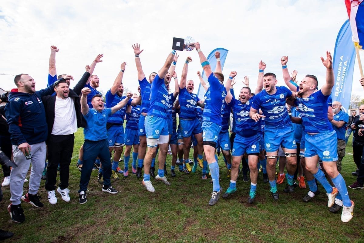 PRVI PUT U SVOJOJ 45 GODINA DUGOJ POVIJESTI Ragbijaši Sinja prvaci Hrvatske