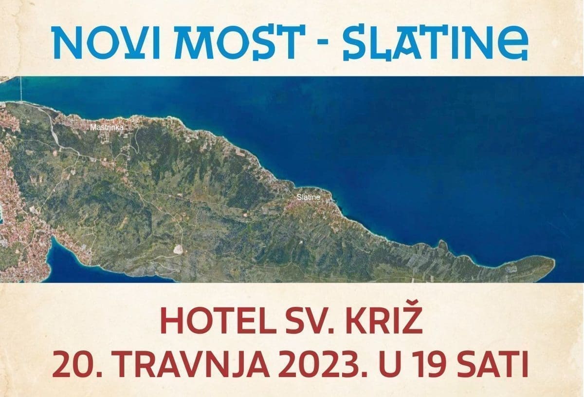 Javna prezentacija rekonstrukcije ceste i izgradnje šetnice od novog čiovskog mosta do Slatina