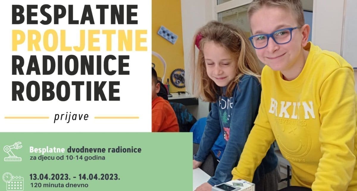 PRILIKA ZA DJECU Iskoristite praznike i naučite nešto više o robotici