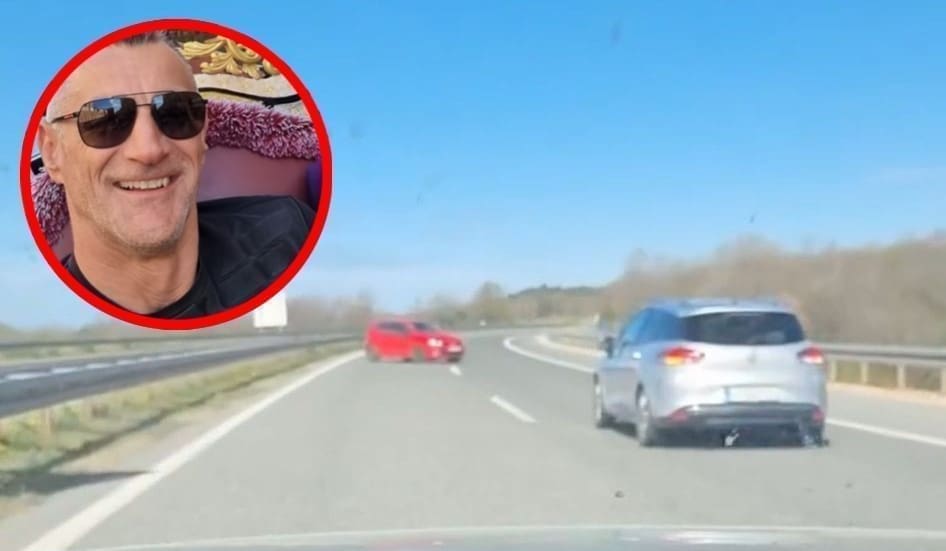 DRAMA NA AUTOCESTI Naš boksač se našao u opasnoj situaciji: "Pogledaj kre***a, je li ovo moguće??"