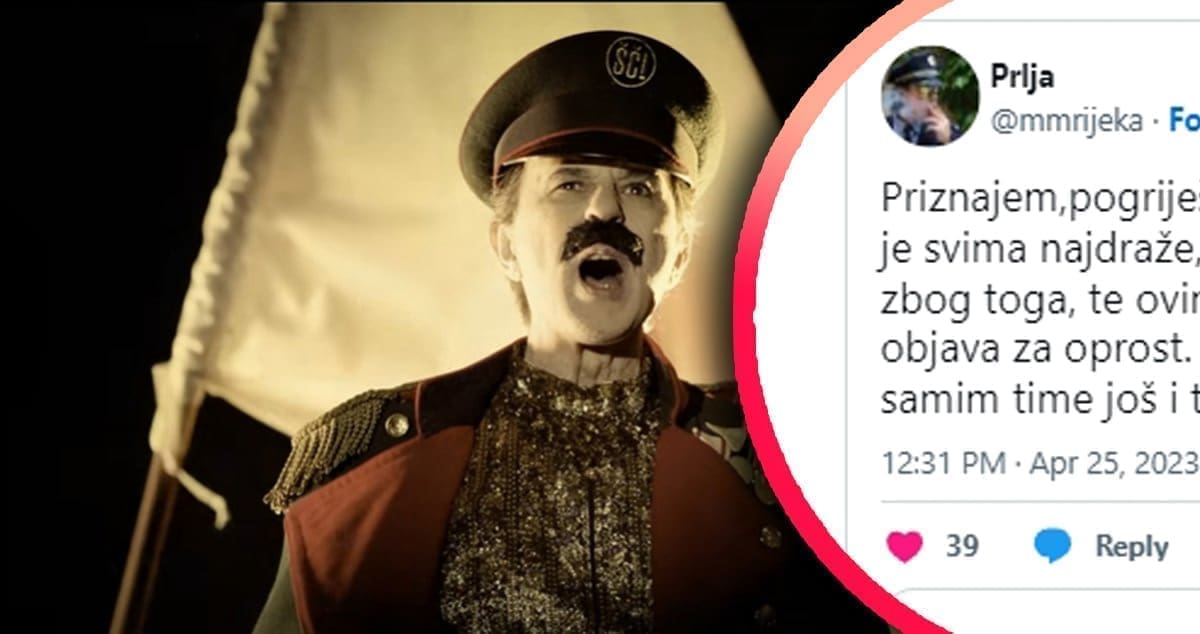 POSUO SE PEPELOM Nakon ruganja s porazom Hajdukovih juniora, Prlja danas poručuje: "Pogriješio sam. Prst mi je bio brži od pameti"