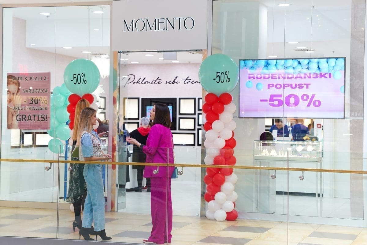 TRAŽITE POKLON ZA POSEBNE PRIGODE? Momento povodom 1. rođendana daruje 50 posto popusta na cjelokupni asortiman: S nakitom nikada ne možete pogriješiti!