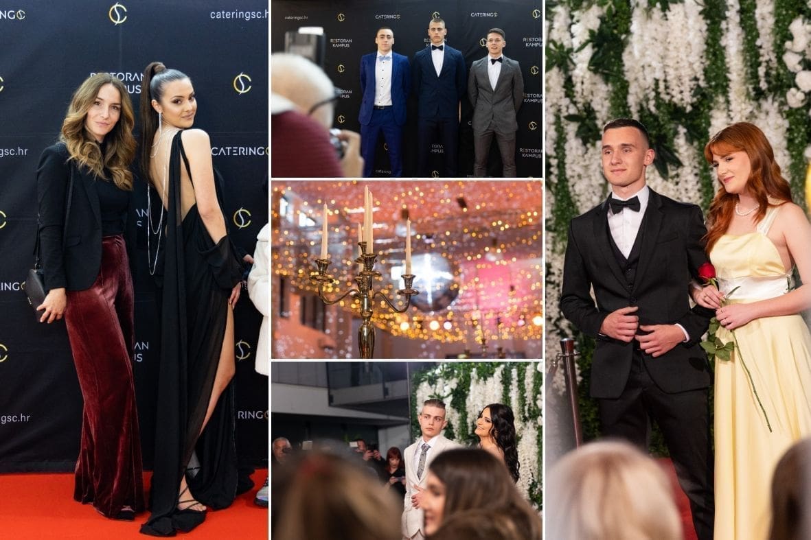 ZABLJESNULI KAO PRAVE HOLIVUDSKE ZVIJEZDE Pogledajte ovaj glamur na splitski način: Maturanti Ekonomske i uprave škole split 'osvojili' crveni tepih