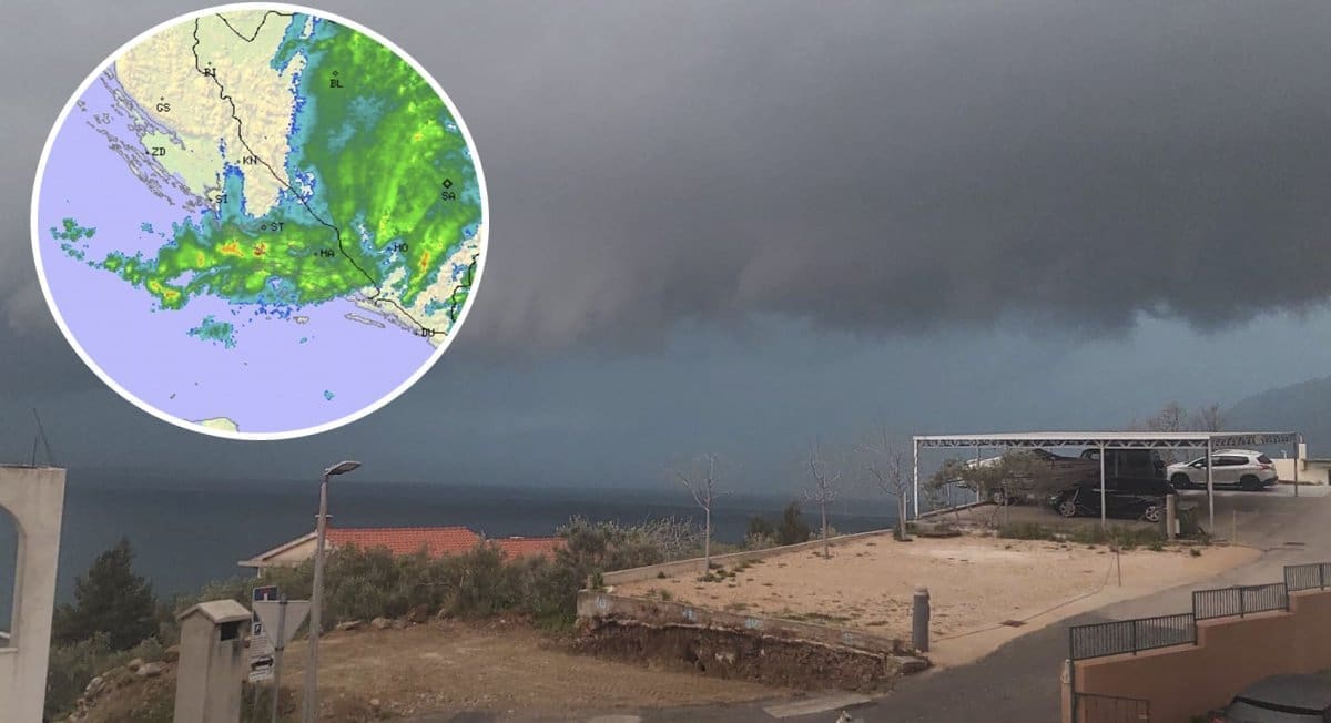 NEVERINI U DALMACIJI Ponegdje palo i više od 40 litara kiše, evo kakvo nas vrijeme očekuje