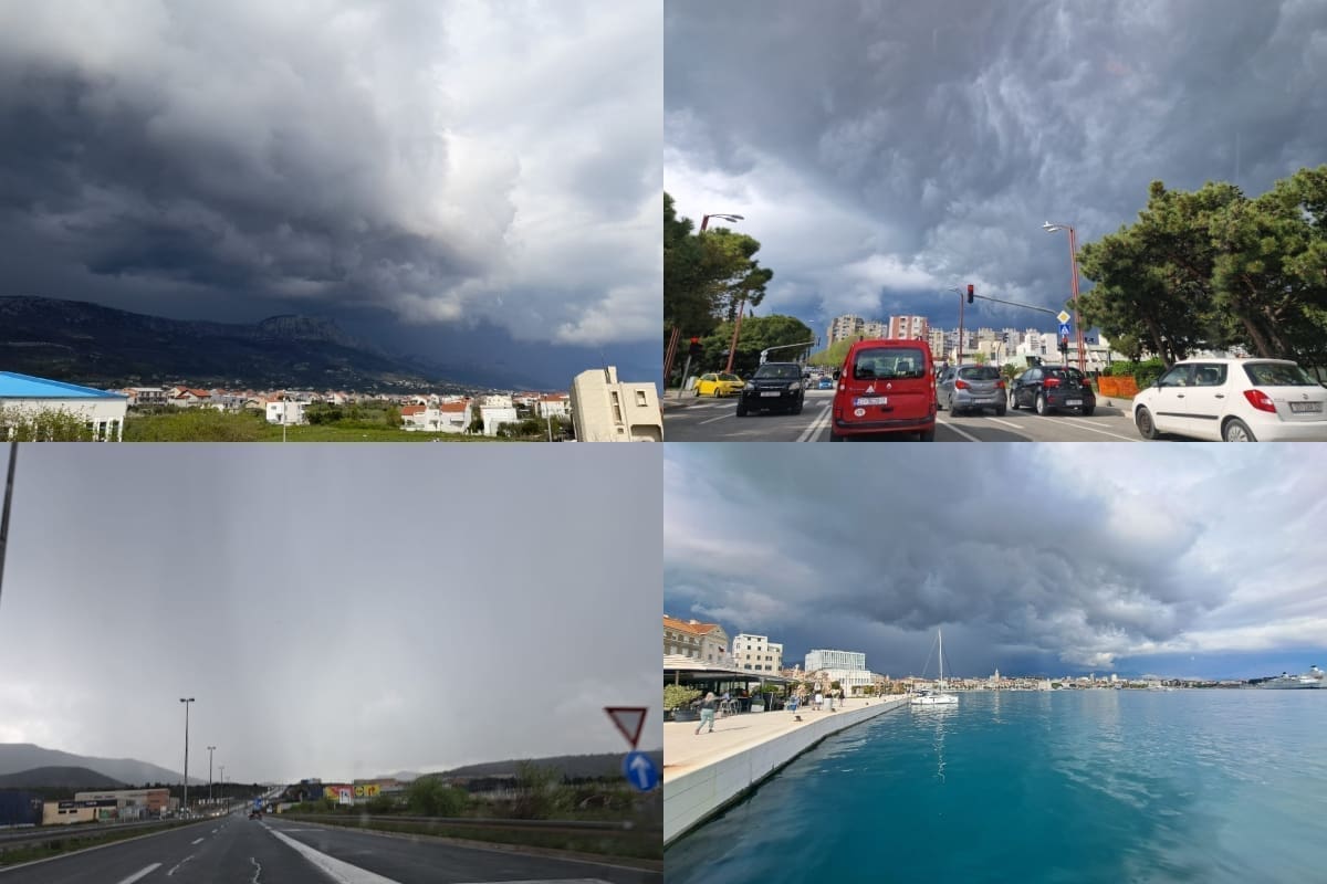 NEVJEROJATNE TEMPERATURNE RAZLIKE U OKOLICI SPLITA Na vrhu Mosora izmjerena samo tri stupnja. Donosimo detalje