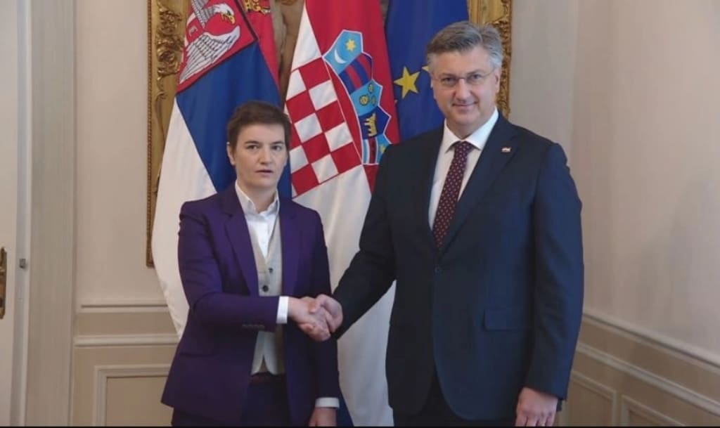 VELIKA SKUPŠTINA SRPSKOG NARODNOG VIJEĆA Plenković primio premijerku Srbije Anu Brnabić