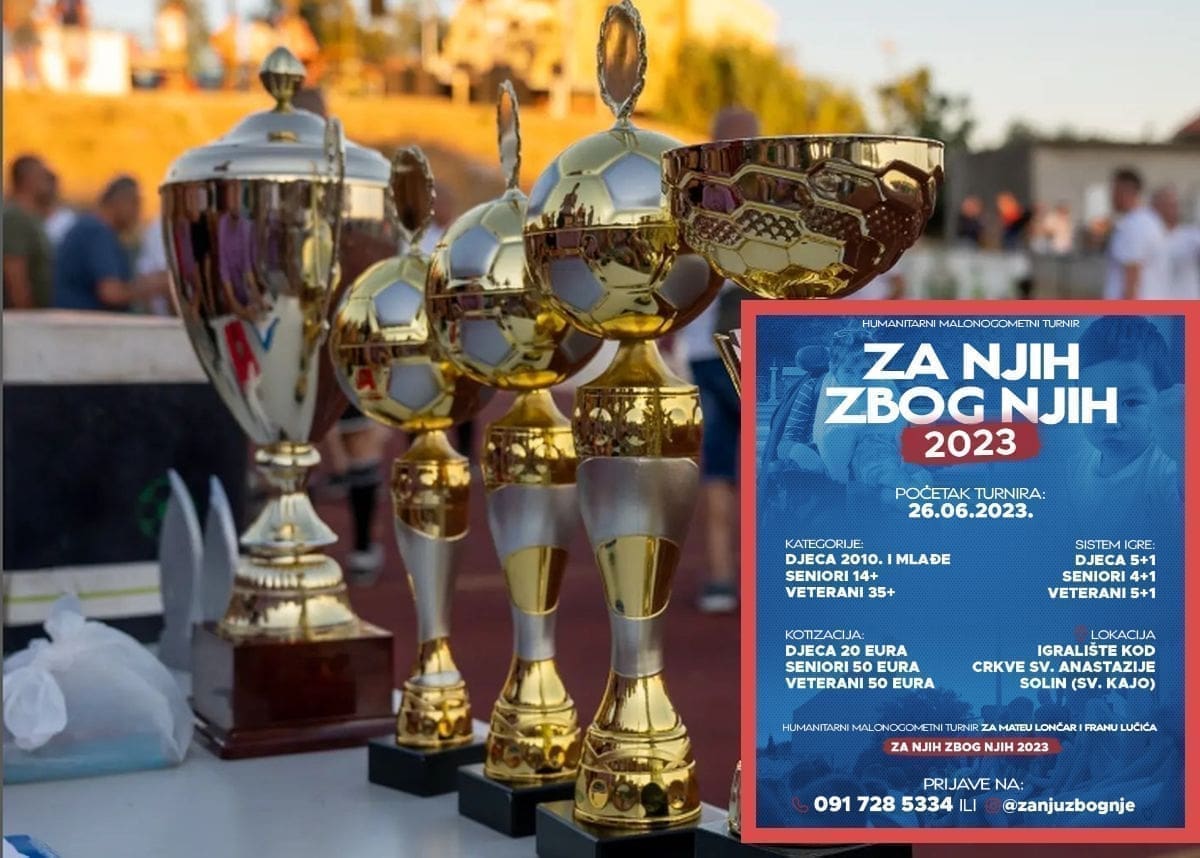 "ZA NJIH, ZBOG NJIH" Već više od 150 ekipa se prijavilo za humanitarni turnir, i vi još stignete