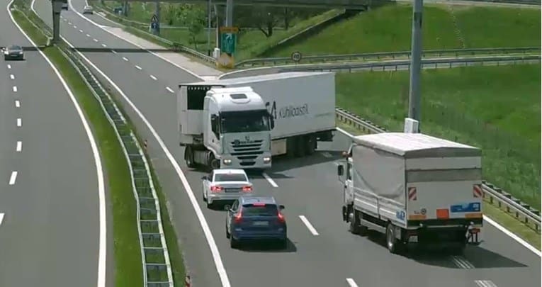 KAKAV LIK! Kamionom ušao u krivi smjer na autocesti, evo snimke