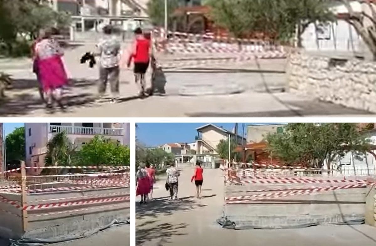 BIZARNIJE NE MOŽE! Čovjek u Dalmaciji 'zauzeo' pola prometnice kako bi izgradio bazen? Ljudi su zgroženi: "Fala ti dragi Bože, ovo su čuda"