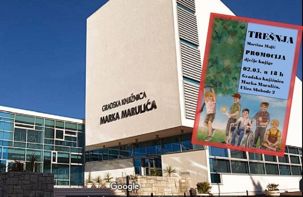 NE PROPUSTITE! U Gradskoj knjižnici Marka Marulića održava se predstavljanje književnog prvijenca 'Trešnja', Martine Majić: Vrlo važna tematika današnjice