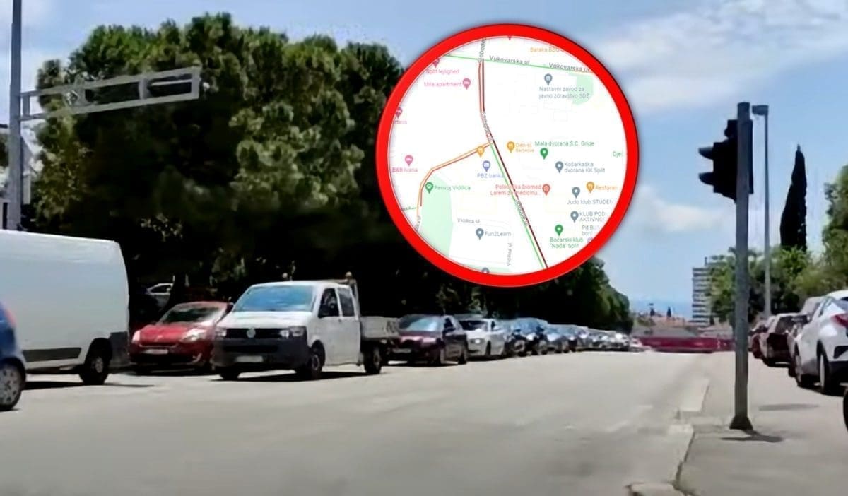 "AJME, MAJKO" Ogromna gužva u Splitu, dio grada je u 'crvenom'! Nemojte se iznenaditi prometnom kolapsu na Gripama, stvorila se nepregledna kolona