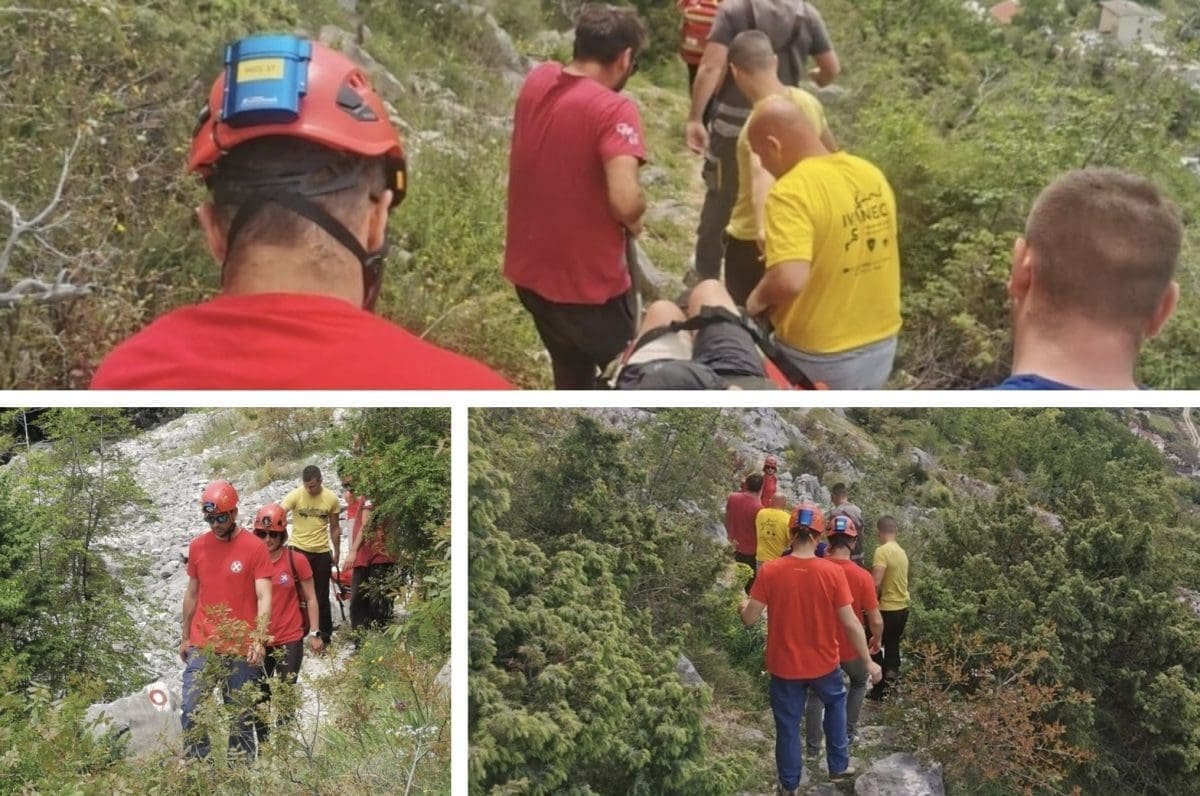 HITNE SLUŽBE DOJURILE U OMIŠ Stradao muškarac, spašavali ga članovi HGSS-a