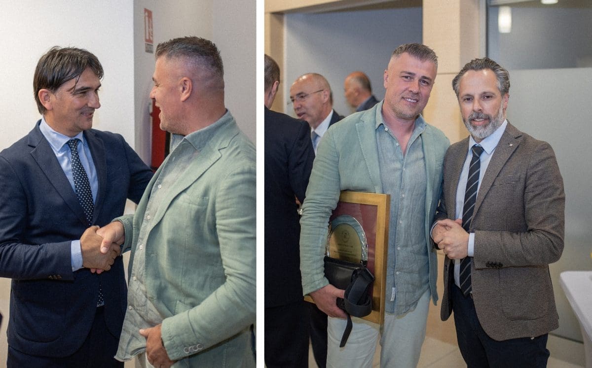 Josip Ivančić pjevao na obljetnici Paukova, nakon nastupa prvi mu čestitao Zlatko Dalić