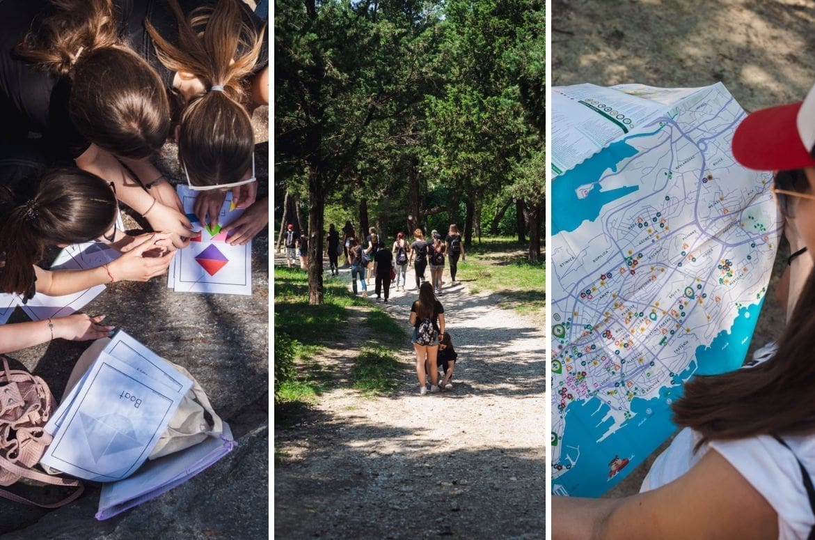 CVIT MLADOSTI Gimnazijalci Vladimira Nazora za projektni dan obišli gradsku zelenu transverzalu, donosimo fotografije