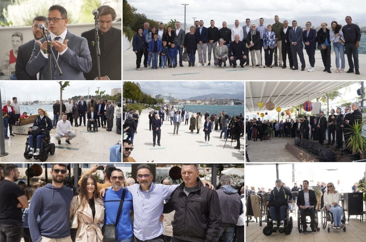 NA OVO SE DUGO ČEKALO Postavljene pločice s imenima splitskih paraolimpijaca i gluhih sportaša osvajača medalja: "Da nismo iz Splita mi bi bili nitko i ništa"