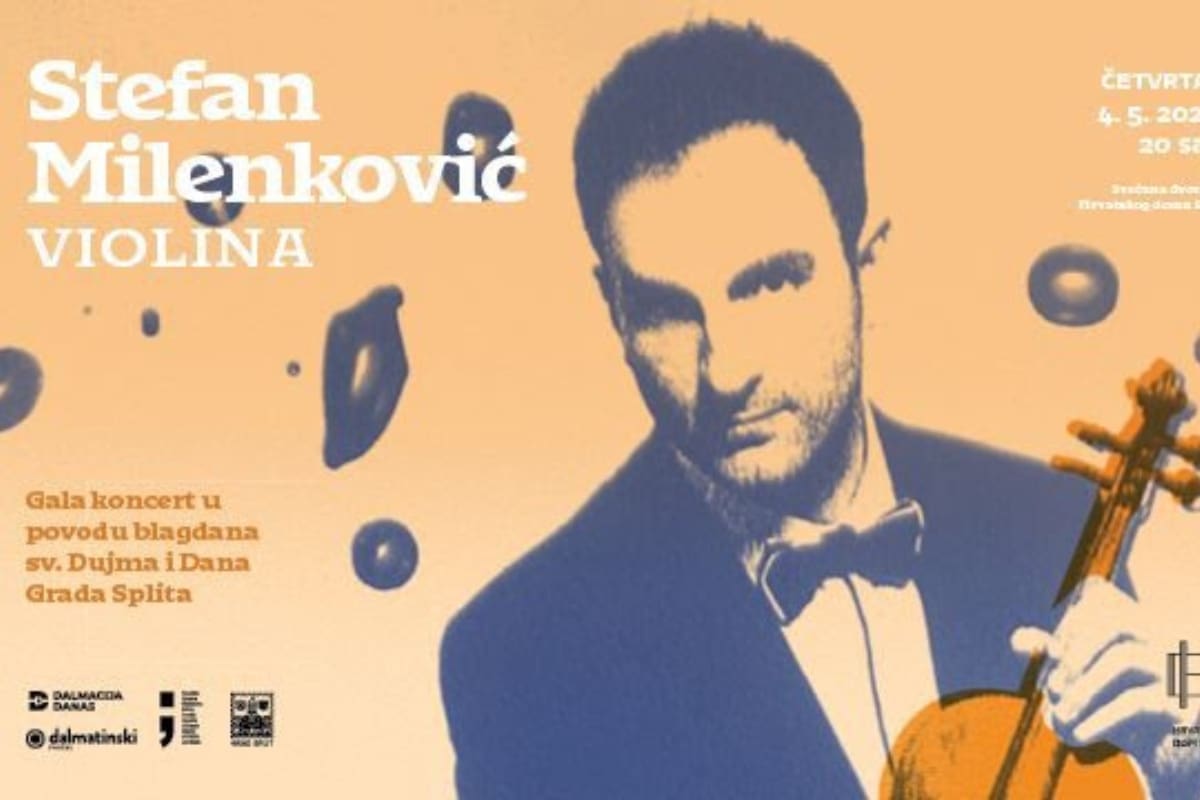 GALA KONCERT Stefan Milenković večeras nastupa u Hrvatskom domu Split