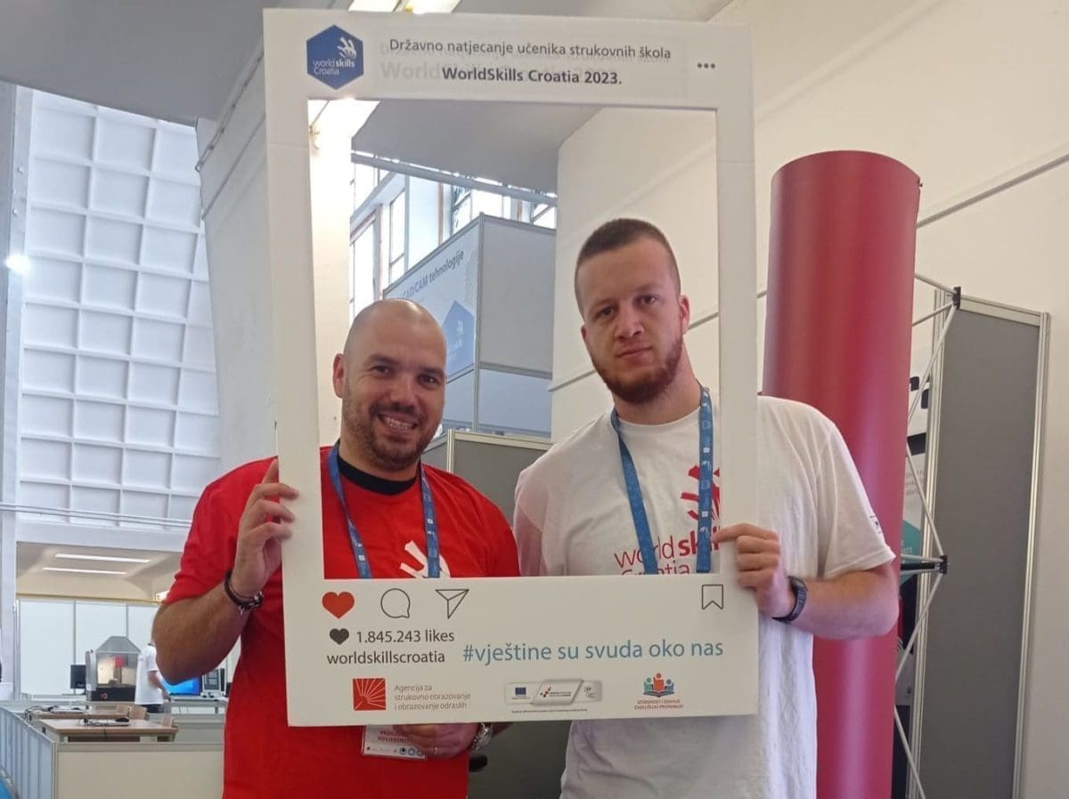 VELIKI USPJEH SPLITSKOG UČENIKA Petar Spajić pobjedio na Državnome natjecanju učenika strukovnih škola WorldSkills Croatia 2023