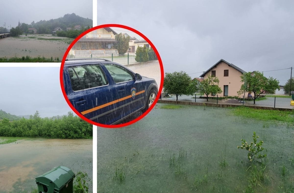 POPLAVE ZAPRIJETILE DIJELU ZADARSKE ŽUPANIJE Aktiviran Stožer civilne zaštite, potrebna evakuacija iz kuća