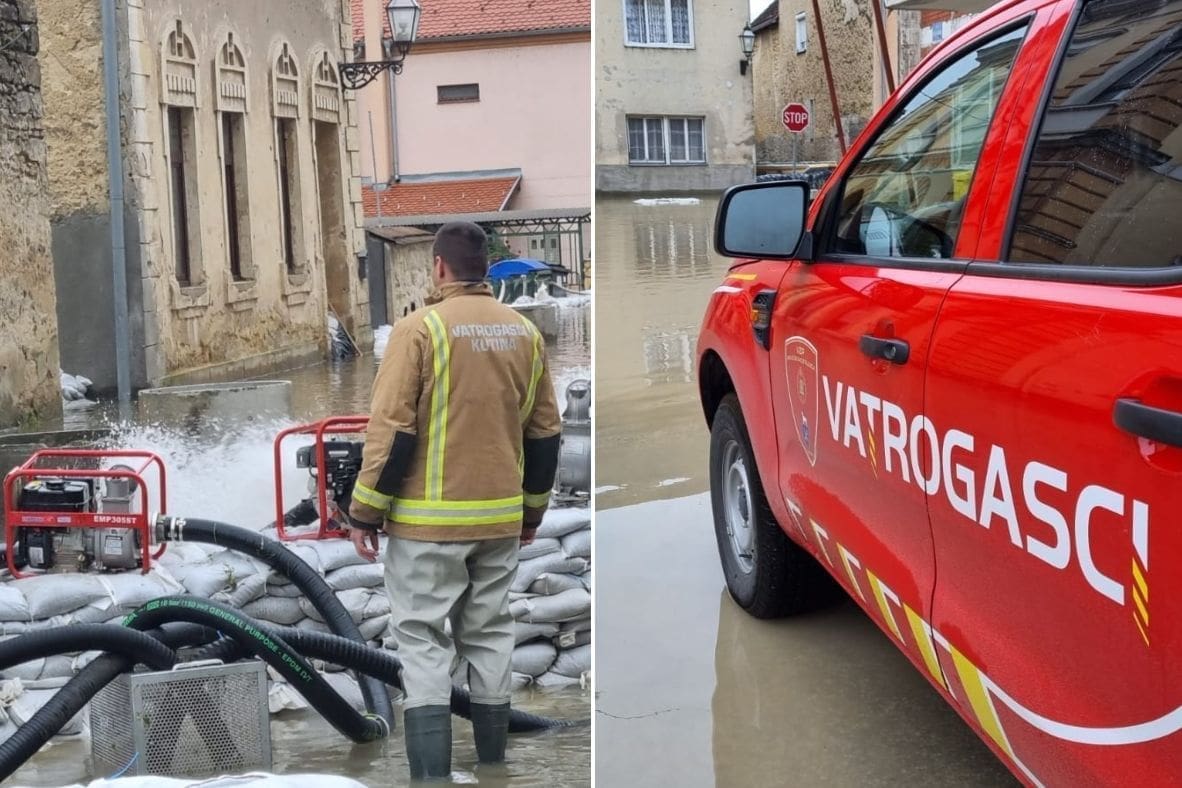 BORBA S POPLAVAMA 6.400 vatrogasaca sanira poplavljena područja