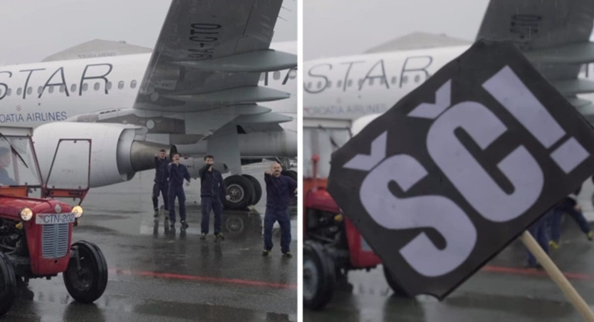 Pogledajte kako su djelatnici Croatia Airlinesa pružili podršku Letu 3. Video je hit