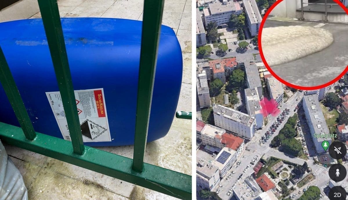 GOLEMA OPASNOST U SPLITU! Pogledajte što se slijevalo niz ulicu, policija istražuje slučaj: "U tijeku kriminalističko istraživanje"