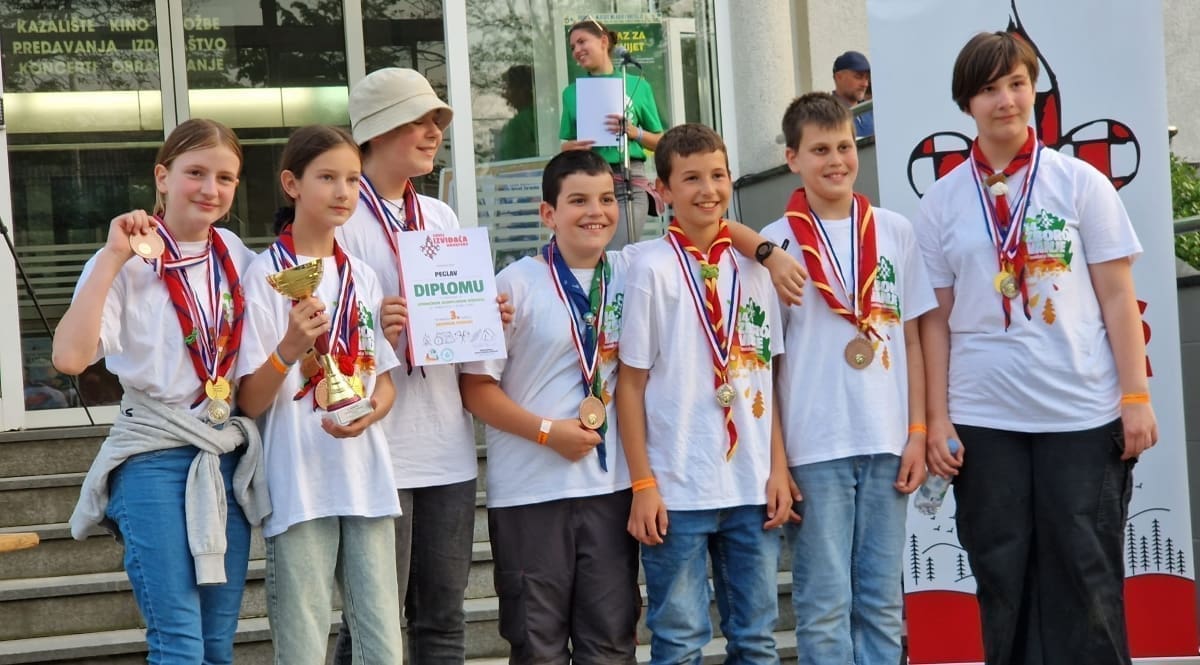 MLADI SPLITSKI IZVIĐAČI BRILJIRALI Nisu sva djeca prikovana uz mobitele: Oni su se sjajno snašli u prirodi, vratili su se s tri medalje