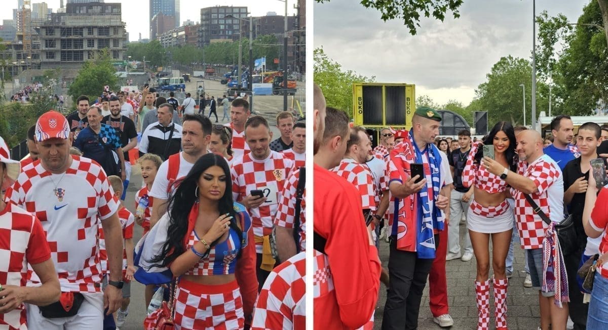 VATRENE SUPARNICE Dvije najatraktivnije navijačice uhvatile smo na jednom mjestu u sexy izadnju