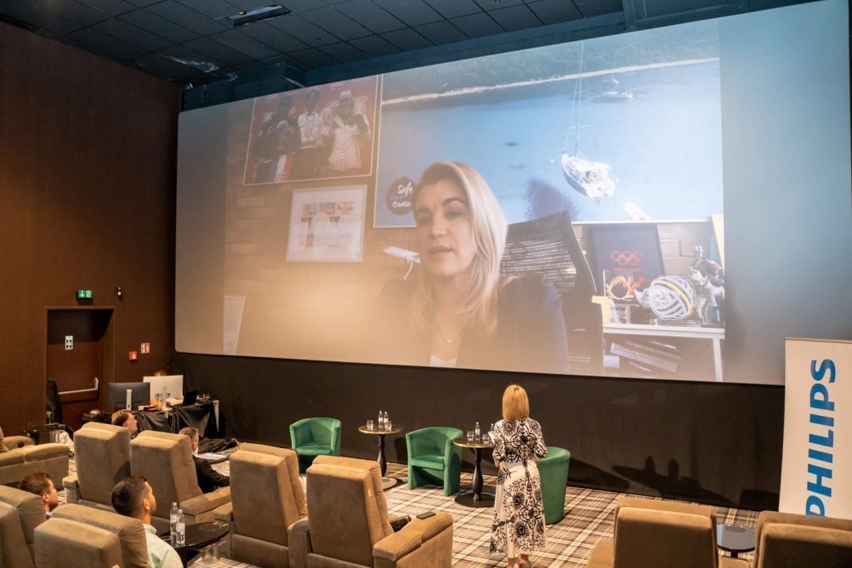 Ministrica Nikolina Brnjac tijekom Green Healthcare Policy Summit a