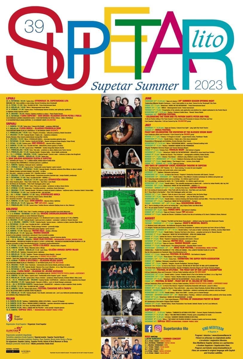 Supetarsko lito 2023 baner