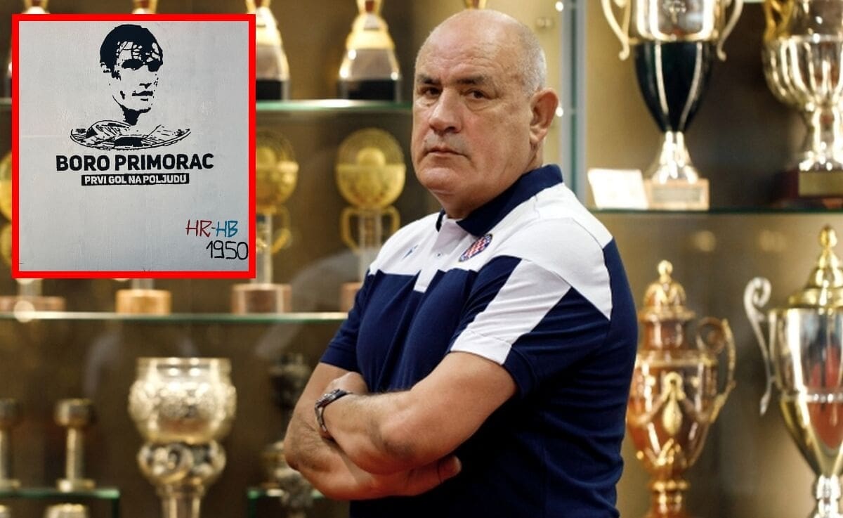 TORCIDA JOŠ JEDNOM ZAHVALILA LEGENDI HAJDUKA Šjor Boro dobio mural u Čitluku