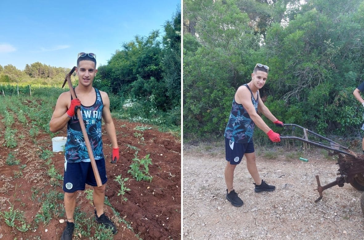 NEMA ODMORA ZA TALENTIRANOG HAJDUKOVCA Poljud je 'zamijenio' radom u polju: 'Nemoj nogu. Znaš koliko ti noga vridi'