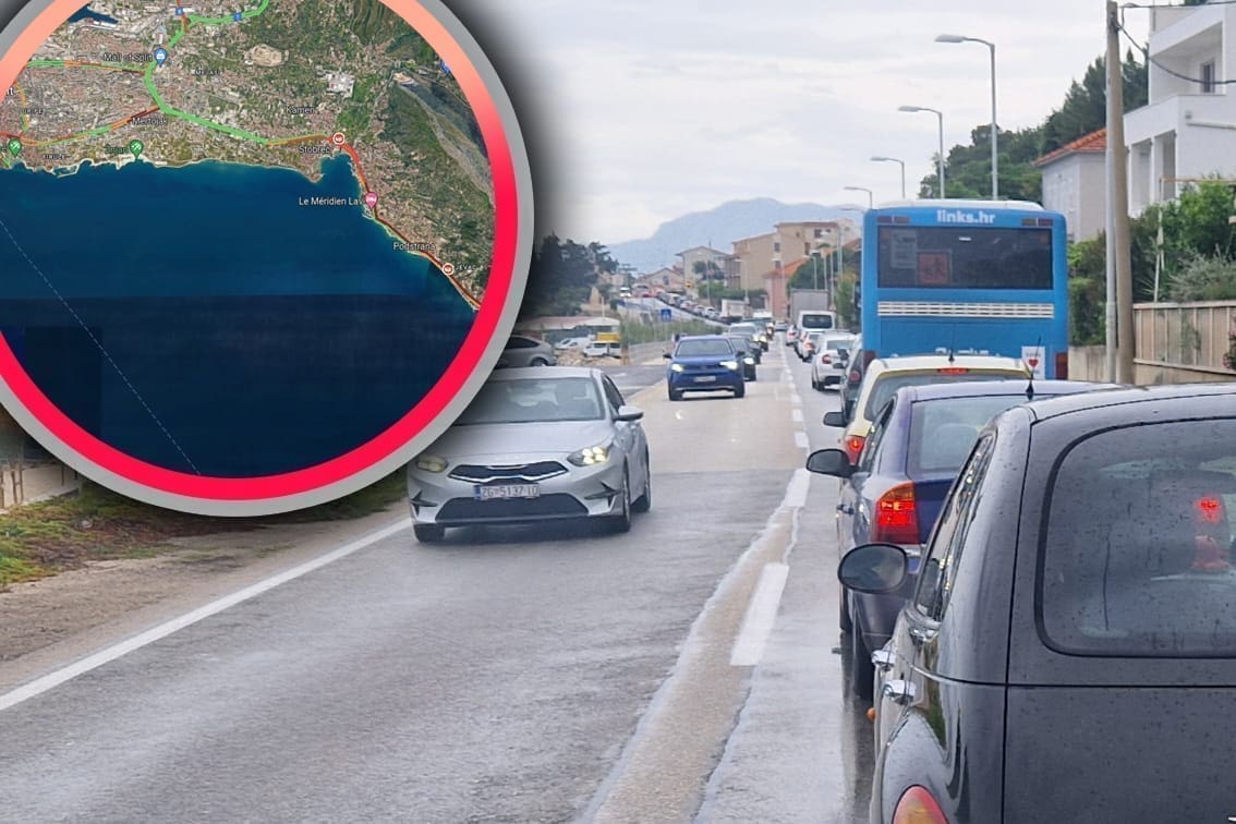 KOLAPS OD OMIŠA PREMA SPLITU "Trebala su mi dva sata. Pozdrav našim političarima"